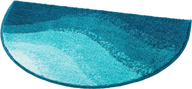Rutschhemmende Badematte aus Polyacryl in Blau - Bild 1
