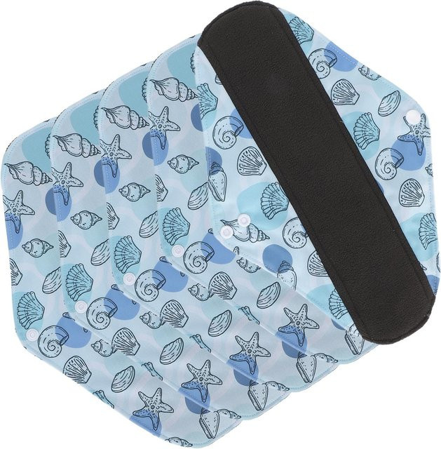 GoolRC Menstruationsbinde Damen, Bambuskohle, 5 Stück, grau - Bild 1