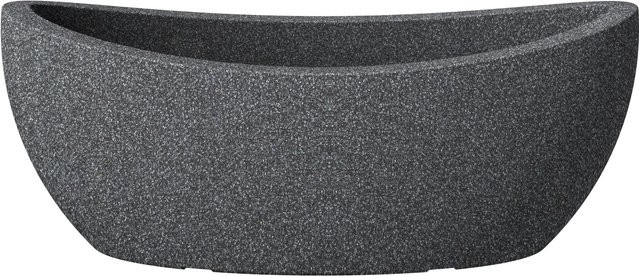 Scheurich Jardiniere Wave Globe in Schwarz-Granit, B/T/H: 58 x 24 x 24 cm - Bild 1