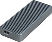 DIGITUS USB M.2 NVMe SSD Festplattengehäuse extern mit USB-C 3.2 Gen 2x2 20Gbps aus Aluminium in Grau/Schwarz (DA-71157) - Bild 2