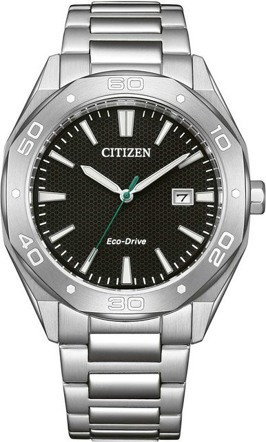 Citizen Armbanduhr, Solar, Edelstahl, Schwarz, 41 mm, Herren - Bild 1