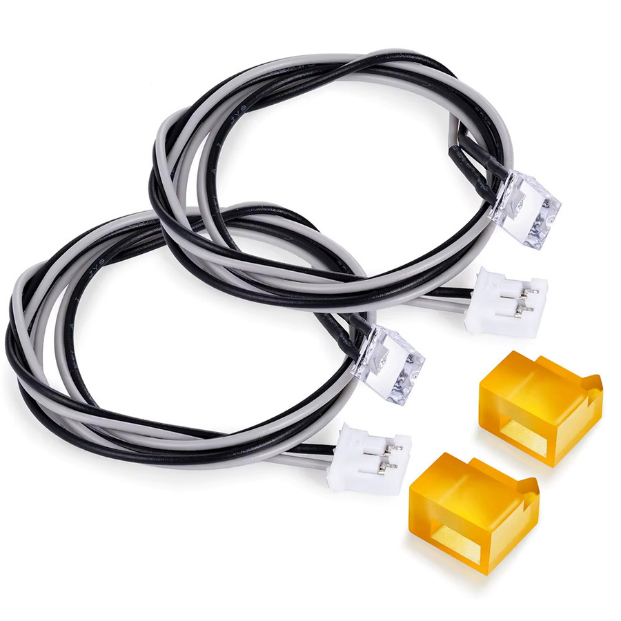 TRINOOD Fußpedal-Blinkerleuchte, 1 Paar, LED-Lampe, 3 V, 3 Farben - Bild 2