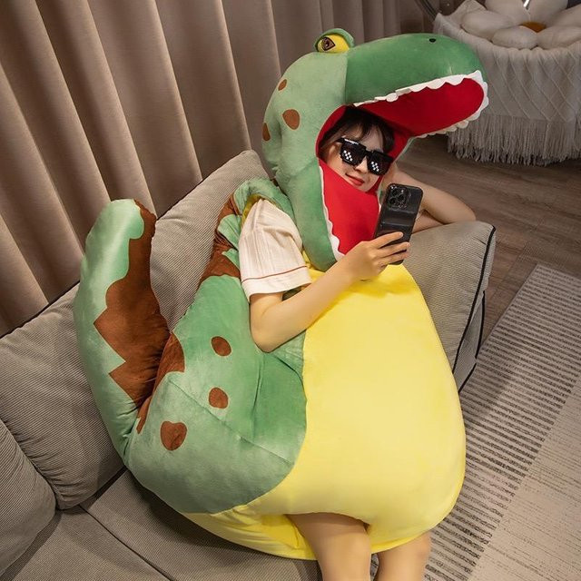 Yiran Health & Beauty Dinosaurier-Bienenanzug Plüschtier, Grün - Bild 1