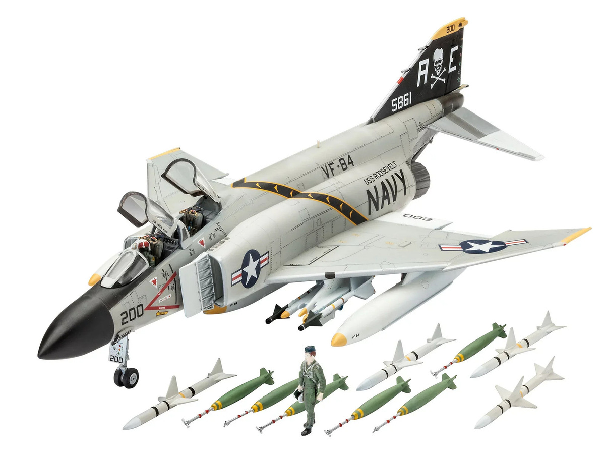 Revell F-4J Phantom II, Fahrzeug, 1:72, ab 10 Jahren - Bild 3