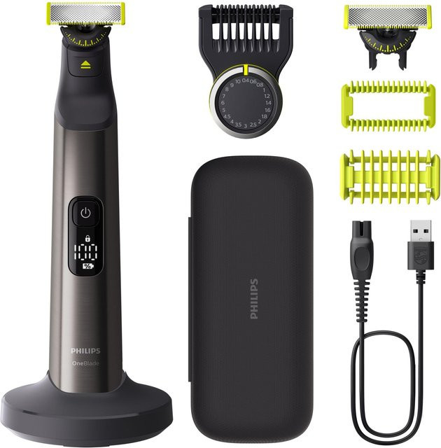 Philips OneBlade Pro 360 Herrenrasierer für Gesicht und Körper, Grey - Bild 1