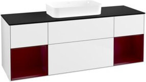 V&B Waschtischunterschrank Finion in Weiß lackiert, B/T/H: 160 x 50,1 x 50,1 cm - Bild 1