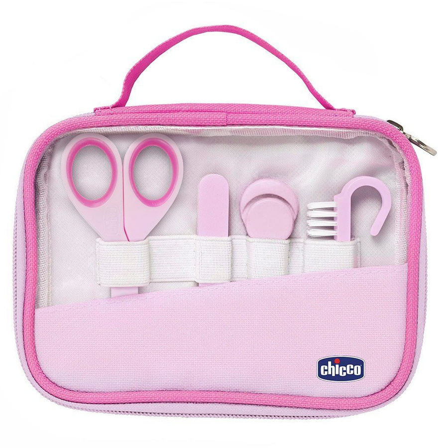 Chicco 10-tlg. Nagelpflege-Set für Kinder in Rosa - Bild 1
