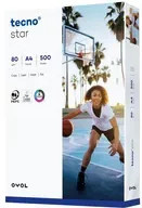 tecno Kopierpapier Star A4, 80 g/m², weiß, matt, 500 Blatt, PEFC-zertifiziert - Bild 1