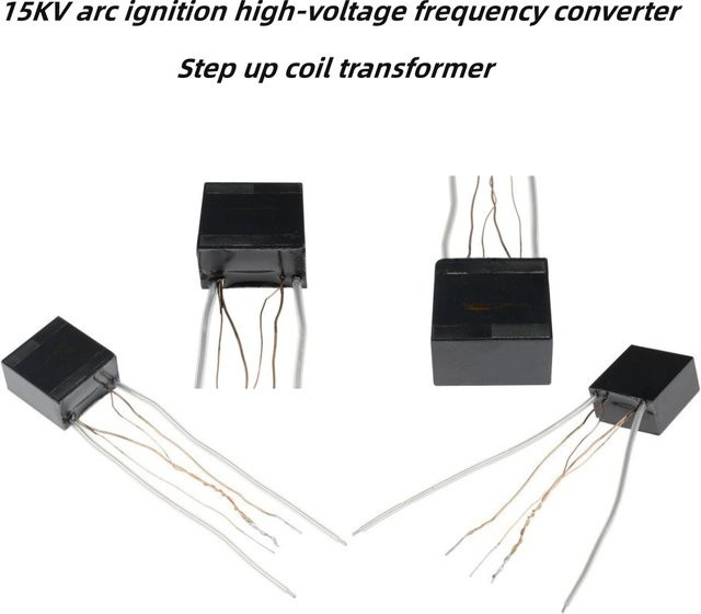 Ziqqucu 15KV Hochspannungs-Wechselrichter Bogenzündung Boost-Spulentransformator in Schwarz - Bild 1