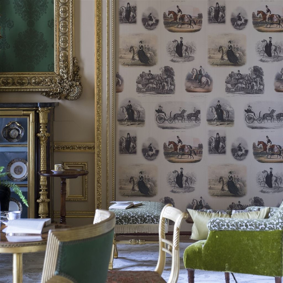 Designers Guild Mural Royal Promenade Wandtapete in Multicolor mit abstraktem Design - Bild 1