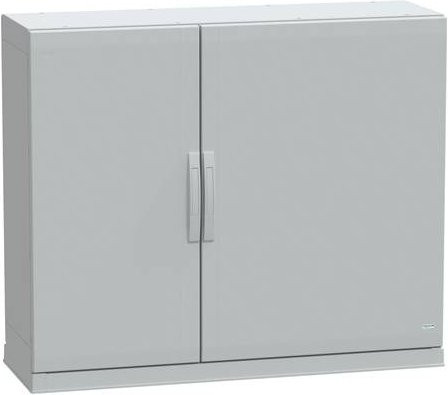 Schneider Electric Schaltschrank-Leergehäuse aus Kunststoff in Grau, B/T/H: 100 x 42 x 100 cm - Bild 1