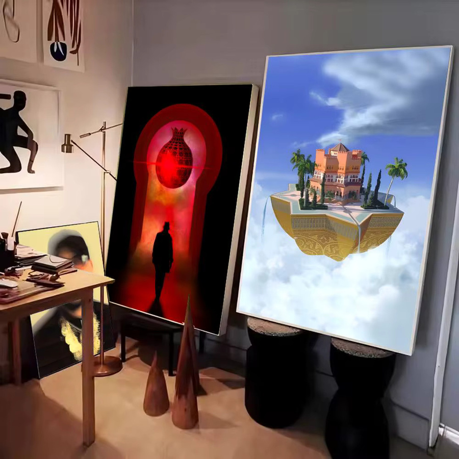 D-Dellafuente Torii Yama Album Poster, moderner wasserdichter HD-Wandaufkleber in Schwarz und Multicolor, selbstklebende ästhetische Wanddekoration für dein Zuhause - Bild 5