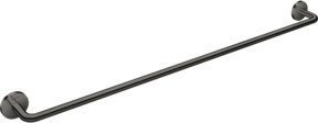 Hansgrohe Axor Uni. Circular Badetuchhalter in Schwarz Matt zur Wandmontage, Breite: 80 cm - Bild 1
