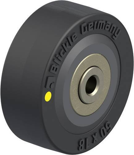 Blickle Kunststoff-Rad VPA 50/6K-EL in Schwarz mit einem Durchmesser von 50 mm und einer Tragfähigkeit von maximal 30 kg - Bild 1