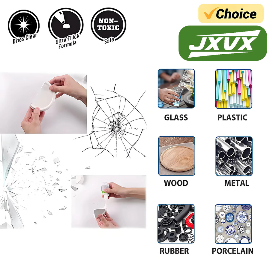 LOOLIFL Universeller Hochfester Schweißkleber, Wasserfester Sofortkleber für Metall, Glas, Keramik, Holz und Kunststoff, 50 g - Bild 2