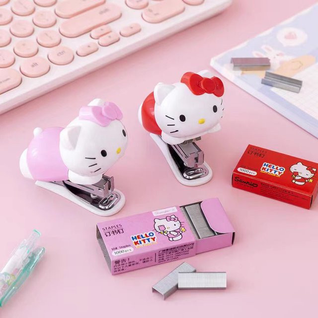 Sanrio Hello Kitty Heftgerät-Set für Bürobedarf und Schule - Bild 1