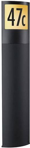 Paulmann Padea LED-Outdoor-Pollerleuchte Anthrazit mit ZigBee, Bewegungsmelder und Dämmerungssensor, 8.5W, IP44 - Bild 1