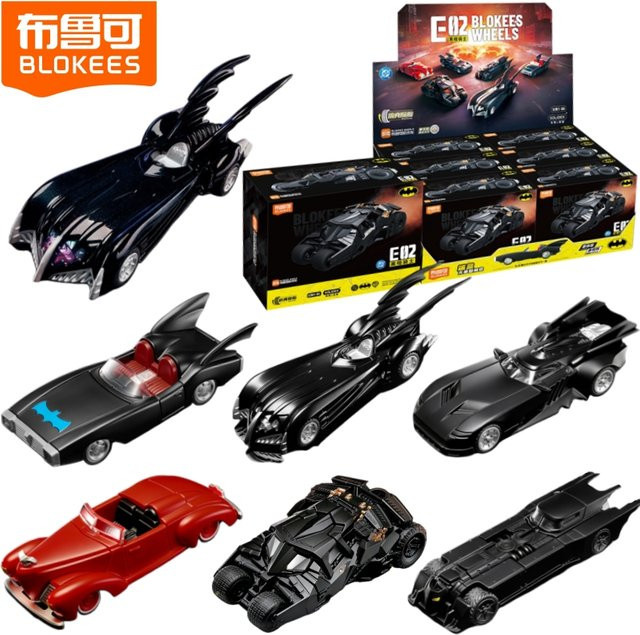 BLOKEES Batman E02 Batmobil, Spielzeugauto, 1:64, DC - Bild 1