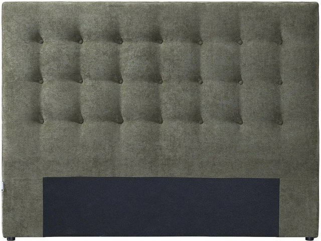 Vente-unique Bettkopfteil Francesco modern gepolstert in Grün, Breite: 164,5 cm - Bild 1