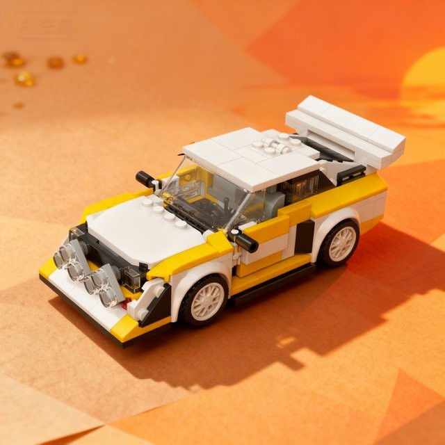 Knew Built Sportrennwagen-Bausteine, DIY STEM Rennfahrzeug-Set - Bild 1