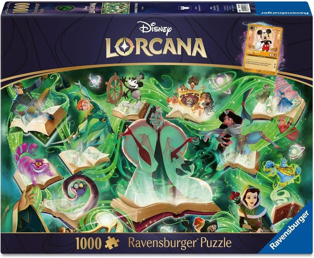 Ravensburger Disney Glimmers of the Realm: Emerald, Puzzle, 1.000 Teile - Bild 1