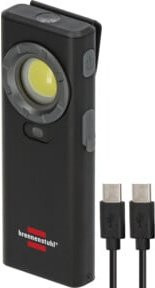 Brennenstuhl Akku LED Handlampe HL 1200 AS in Schwarz und Silber mit 1300lm, IP56, Aluminiumgehäuse und Magnetfunktion - Bild 1