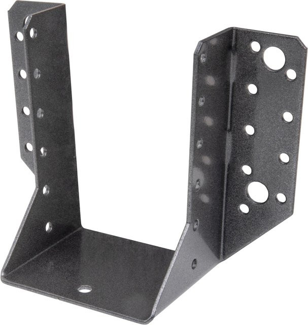 GAH Alberts Duravis Balkenschuh Typ A Schwarzdiamant Duplexbeschichtet aus Stahl, B/T/H: 70 x 80 x 120 mm - Bild 1