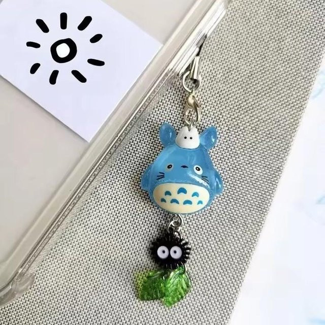 Handy-Anhänger Totoro, Blau, Unisex - Bild 1