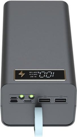 Amusedly Tragbare Powerbank Hülle für 21x18650 Batterien, Abnehmbares Ladegehäuse ohne Schweißen, Schwarz - Bild 1