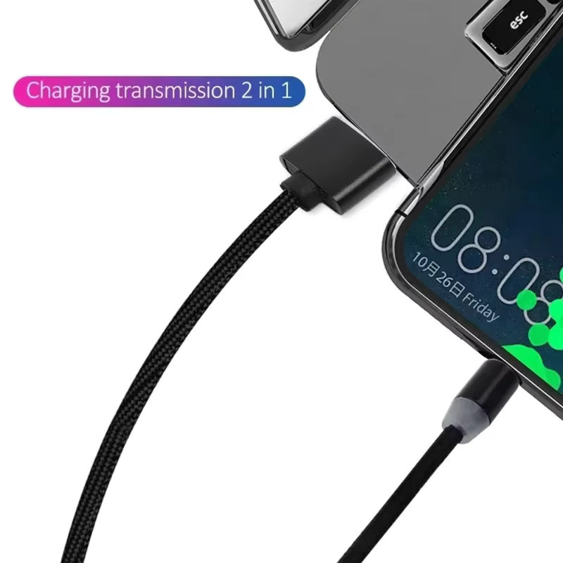 BAPPSUS Magnetisches Ladekabel für USB-C und Micro-USB in Schwarz mit Schnellladefunktion und Datenübertragung - Bild 4