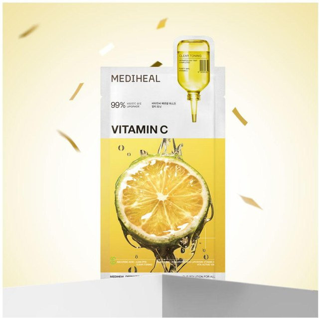 MEDIHEAL Essential Mask Vitamin C Tuchmaske, 240 ml, Unisex - Bild 1