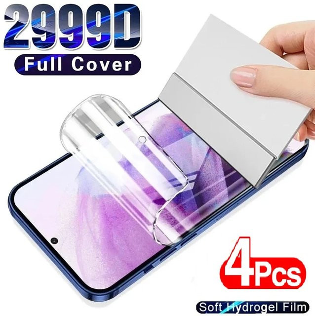 4 Stück Hydrogel Displayschutzfolien für Huawei P60 P50 P40 P30 Pro und Mate 60 50 40 30 20 Pro, transparent - Bild 1