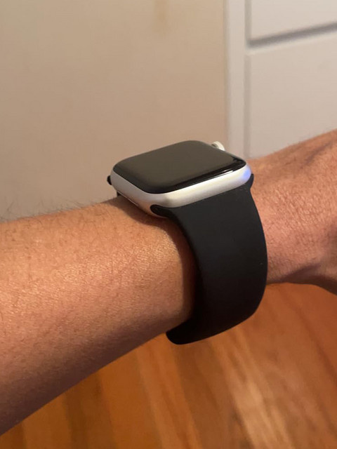 PEO Uhrenarmband Silikon, Schwarz - Bild 1