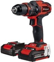 Einhell Power X-Change Akku-Schlagbohrschrauber TE-CD 18/40 Li-i +64 in Rot/Schwarz mit 2 Akkus à 2,0 Ah und Ladegerät - Bild 1