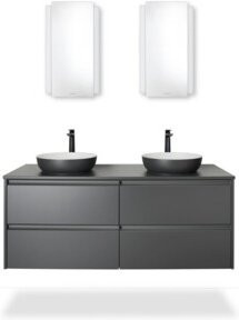 Duravit Lichtspiegel Ketho.2 in Weiß mit LED-Beleuchtung und Touch-Switch, B: 40 cm, H: 70 cm, T: 3,3 cm - Bild 1