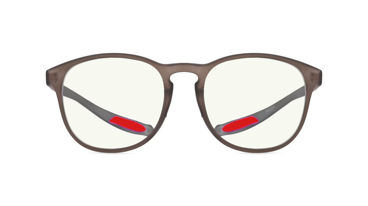 KODAK CF10002 Korrektionsbrille, Vollrand, Panto, TR90, Unisex, grau - Bild 1