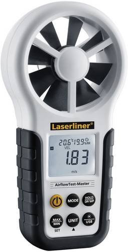 Laserliner AirflowTest-Master Anemometer Handgehaltenes Windmühlen-Messgerät in Weiß (082.140A) - Bild 1