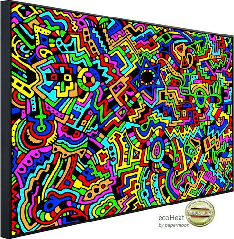 papermoon EcoHeat Infrarotheizung mit Matt-Effekt in Multicolor, App-Steuerung via WiFi und Bluetooth sowie Überhitzungsschutz - Bild 1