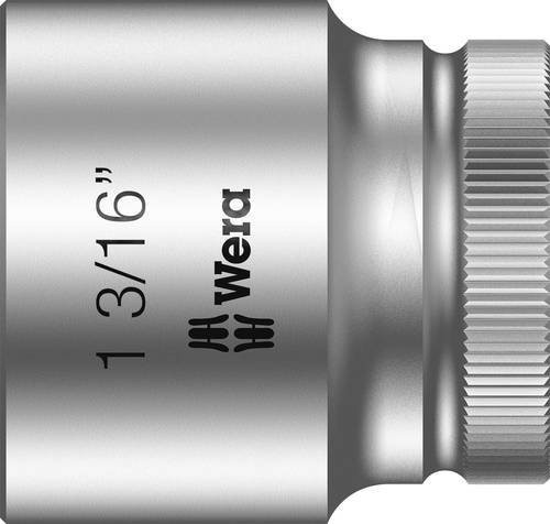 Wera Außen-Sechskant Steckschlüsseleinsatz 1/2 Zoll in Silber, 12,5 mm - Bild 1