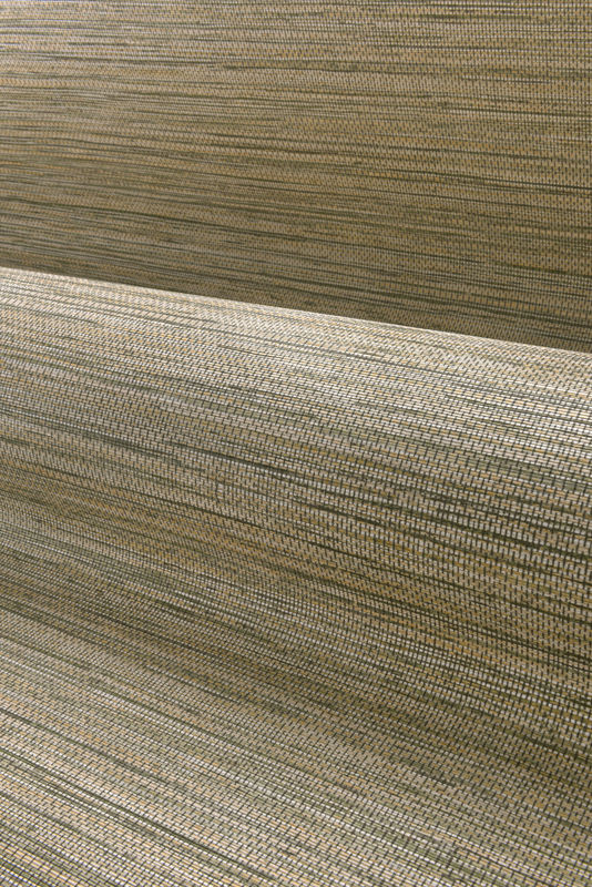 Arte International Tapete Sombra Camouflage in Grün mit abstraktem Design aus Vinyl - Bild 2
