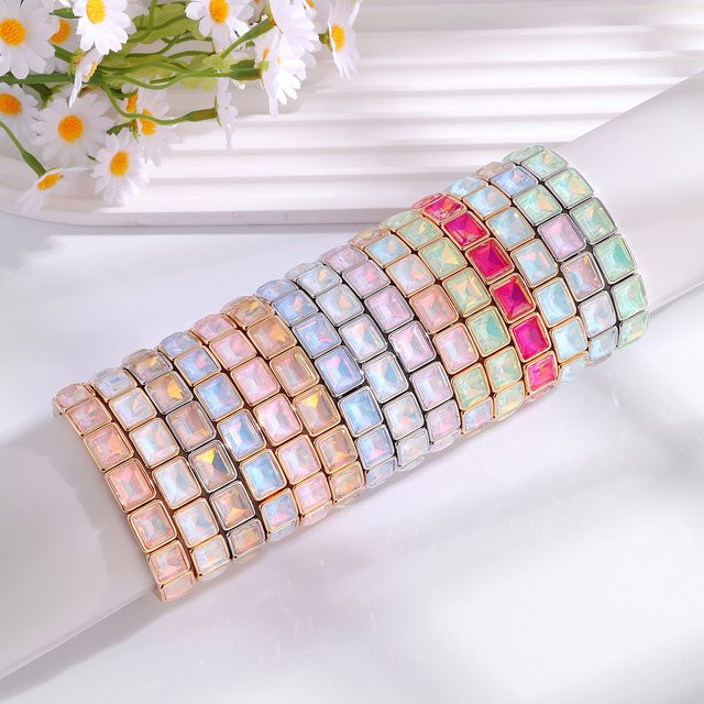 ZMZY Armband, Bunt, Kristallglas-Perlen, Damen - Bild 1