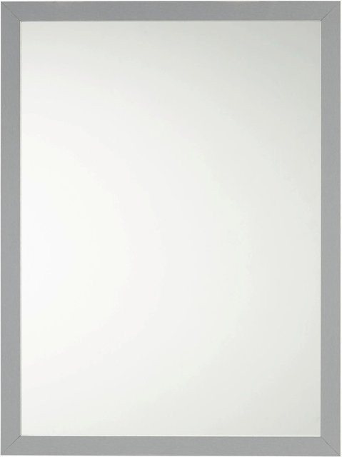 Mömax Wandspiegel modern in Silber und Grau, Rechteckig, B/H/T: 60 x 80 x 2 cm - Bild 1