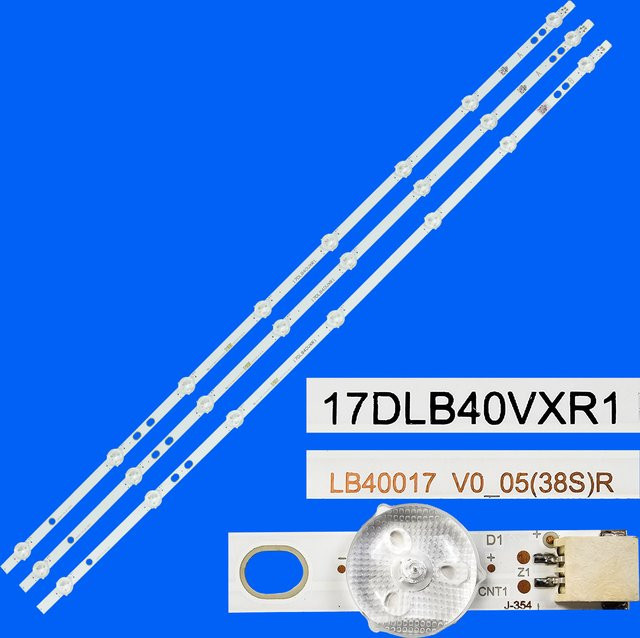 LED Hintergrundbeleuchtung Streifen Set in Weiß für LT-40V750 LT-40VF42K LT-40VF52K LT-40VF52M LT-40VF53A 40 HL737F 40 HL739F 40 HL7320F 40 HL7330F SMD LED Strips - Bild 1