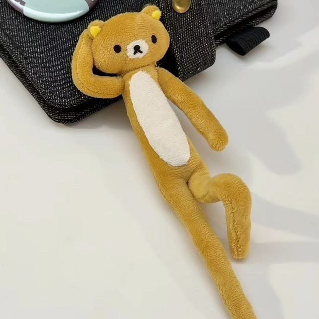 Bandai Rilakkuma Stofftier-Anhänger, Plüsch / Textil, braun - Bild 1