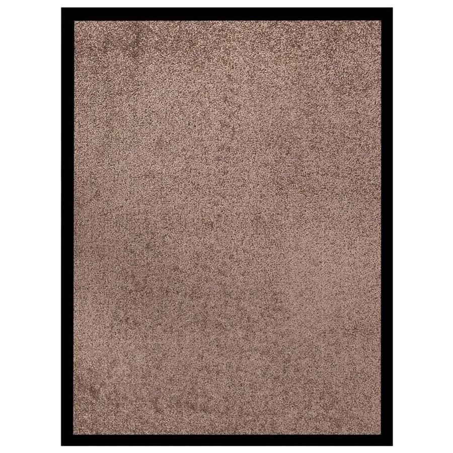 vidaXL Fußmatte Braun Rechteckig mit rutschfester Unterseite B/T: 60 x 80 cm - Bild 2