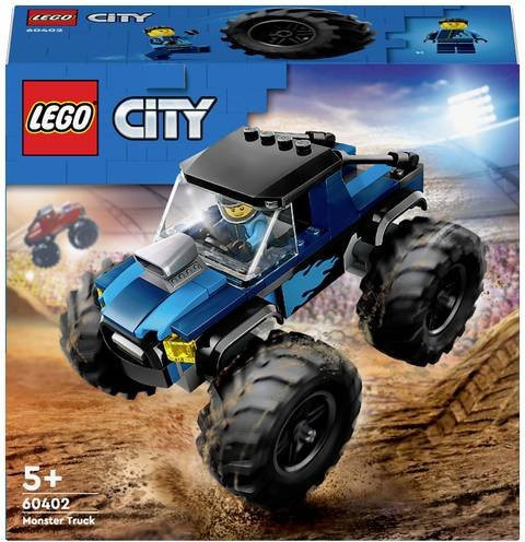 LEGO City Blauer Monstertruck Konstruktionsspielzeug 60402 - Bild 1