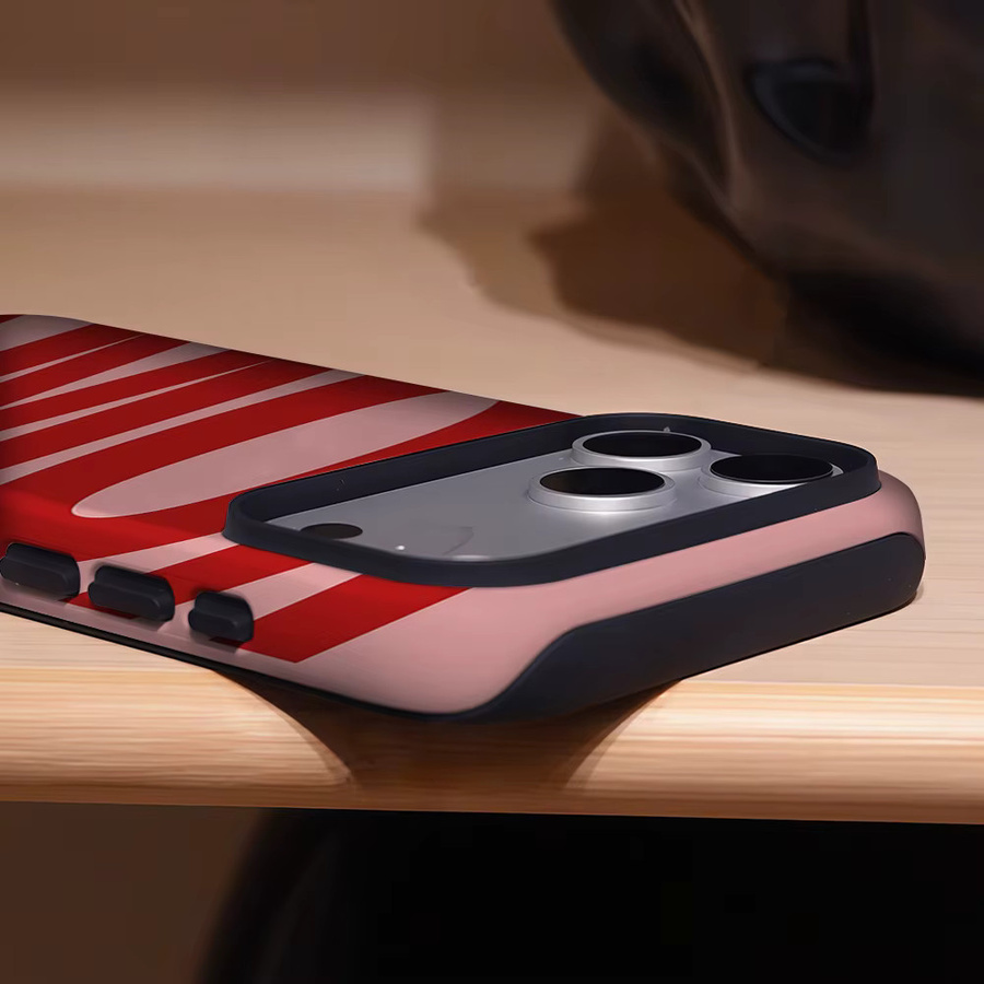 Potdemiel Robuste Handyhülle mit Magnetfunktion für iPhone 17 16 15 14 13 Pro Max Plus in Rosa-Rot - Bild 4
