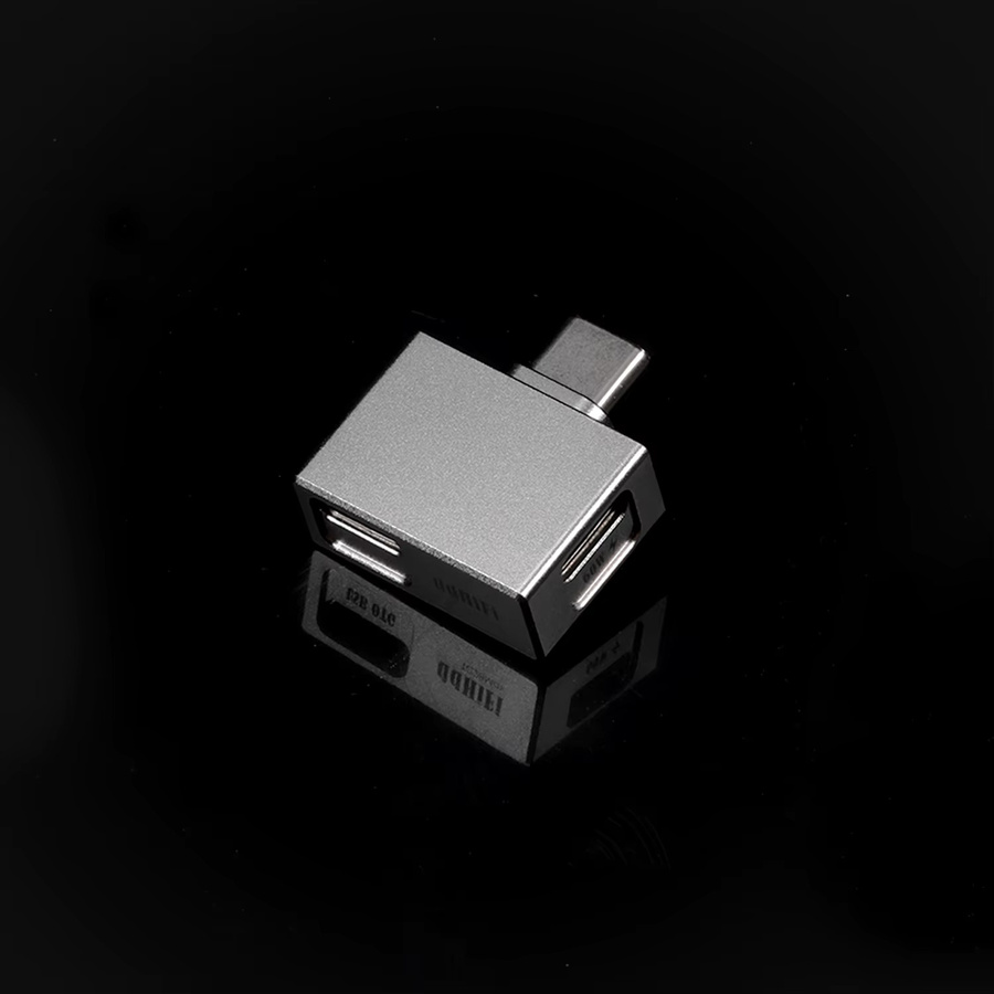 DDHIFI TC28Max USB OTG Adapter mit PD-Eingang und Dual-Way-Stromversorgung in Silber - Bild 3