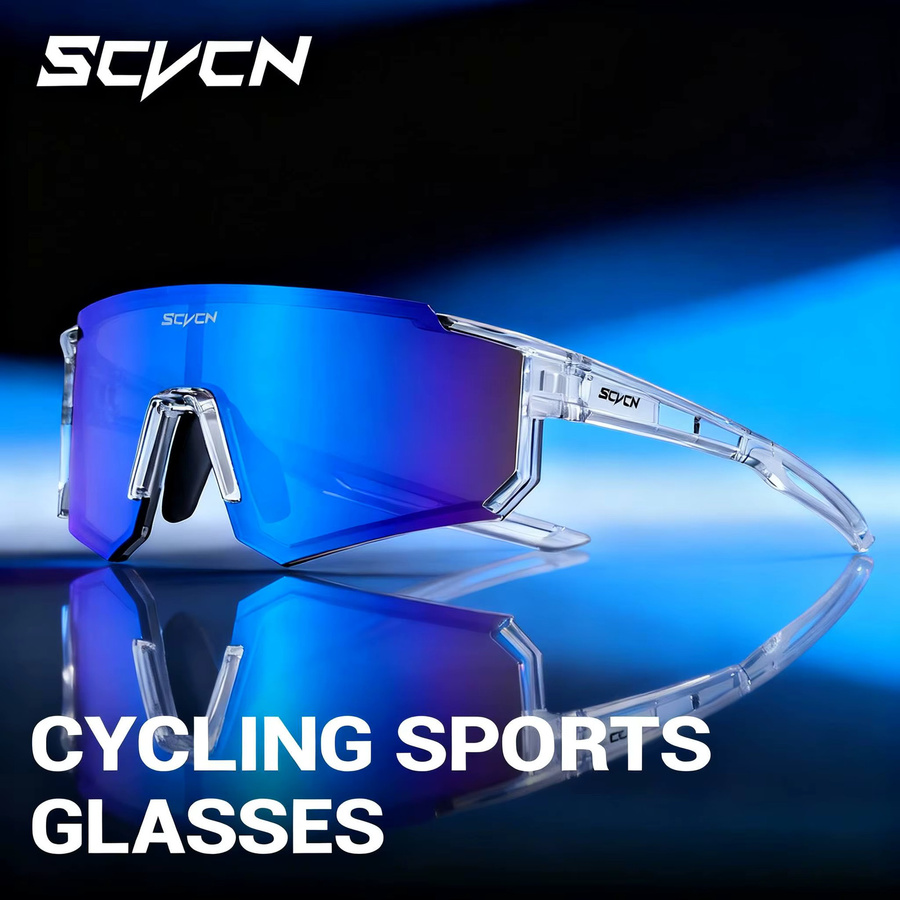 Scvcn Sonnenbrille, Unisex, Vollrand, TR90, Wrap - Bild 2