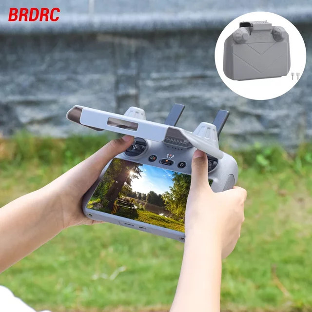 BRDRC RC 2 Sonnenschutz Sonnenhaube und Displayschutzfolie für DJI Mavic 4 Pro, Mini 4 Pro und Air 3S in Grau - Bild 1